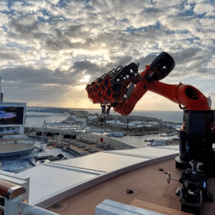 Robotic arm on MSC Seascape