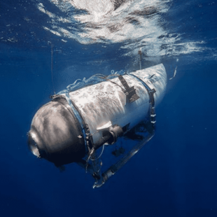 The submarine with passengers disappeared in Atlantic ocean